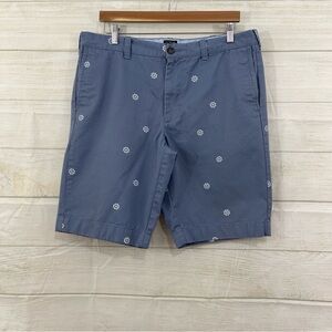 J.Crew Rivington Blue Nautical Chino Shorts
